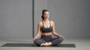 Calm afterglow after yoga