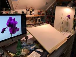 How to paint iris flowers step by step? How To Paint An Iris Flower Using Watercolor Step By Step Denis Ponsot Fine Art