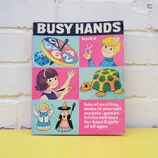 Vintage Kids Activity Book 1970 S Children S Activity Book Busy Hands Book 4 Retro 70 S Children Childrens Colouring Book Kids Activity Books Coloring Books
