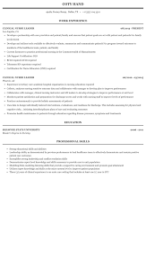 A resume is very important in securing a nursing. Clinical Nurse Leader Resume Sample Mintresume