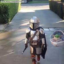 The armor fell into boba's. The National Desk Tnd Mandalorian And Baby Yoda Cosplay Facebook