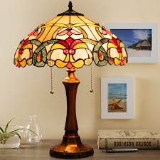 Tiffany Style Victorian Table Lamp In 2020 Victorian Table Lamps Stained Glass Table Lamps Table Lamp