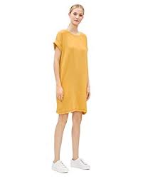 Eileen Fisher Womens Ballet Neck Short Sleeve Short Dress