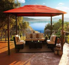 Stunning Gazebo Design Ideas With Outdoor Furniture In Beach House Futuristic And Modern Gazebo Design In Minimali Patio Gazebo Backyard Gazebo Aluminum Gazebo