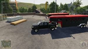 2014 Pickup With Semi Trailer And Autoload V1 5 For Ls 19 Farming Simulator 2017 Mod Ls 2017 Mod Fs 17 Mod