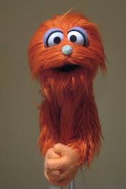 Professional Muppet Style Puppet Orange Long Haired Monster Puppets Diy Puppets Hand Puppets