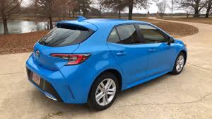 The base model is in the same cost range and delivers an outstanding 52 mpg combined. 2019 Toyota Corolla Se Hatchback Blue Flame Sense 2 0 Entune 3 0 Used For Sale Www Sunsetmotors Com Youtube