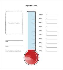 Goal Chart Template 8 Free Word Excel Pdf Format