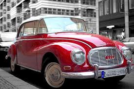 Red Auto Union 1000s Classic Cars Small Cars Antique Cars