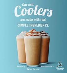 Iced northern lite latte (small) with 6g of net carbs spinach & mushroom soufflé with 9g of net carbs Caribou Coffee Gets Simply Cooler With New Blended Iced Coffee Coolers