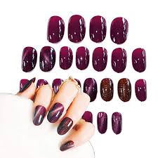 See more ideas about cute acrylic nails, nails, dope nails. Micup Cat Eye Short Oval Fake Nails Tips Kit Chrome Bright Uv Gel Nail Art Salon Full Cover Acrylic False Nails 24pcs Artificial Manicure Set 05 Buy Online In Cayman Islands