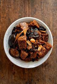 Hongshao Kao Fu Shanghai Braised Wheat Gluten The Woks Of Life Recipe Food Foods With Gluten Cold Appetizers