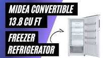 Midea 13.8 cu ft Convertible Upright Freezer or Refrigerator – Honest  Review & Demo!