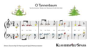Oh tannenbaum sing mit (karaoke version) weihnachtslied mit text am bildschirm. O Tannenbaum Weihnachtslieder Klavier Youtube