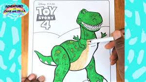 Free toy story coloring sheets. Let S Color In Toy Story 4 Rex The Dinosaur Coloring Pages Youtube