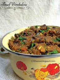 Beef Vindaloo Is An Absolutely Delicious Anglo Indian Spicy Curry Packed With The Flavors Of Garlic Red Chilly And Indian Food Recipes Spicy Recipes Vindaloo