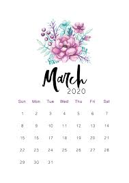 2020 Printable Calendar Print Calendar Watercolor Calendar Calendar Wallpaper