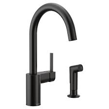 Check spelling or type a new query. Moen Align Single Handle High Arc Pulldown Kitchen Faucet In Matte Black The Home Depot Canada