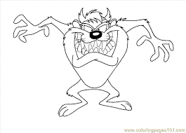 See more ideas about taz, coloring pages, looney tunes. Tazmanian Devil Taz Coloring Page 07 Coloring Page For Kids Free Taz Devil Printable Coloring Pages Online For Kids Coloringpages101 Com Coloring Pages For Kids