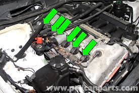 Even with a jump box or another vehicle attached to the positive and ground under the hood it sits there and cranks over and over. Bmw E90 Spark Plug And Coil Replacement E91 E92 E93 Pelican Parts Diy Maintenance Article