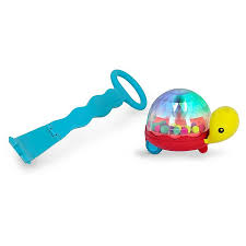 B Walk N Pop Light Up Popping Turtle Push Along Toy Bed Bath Beyond