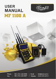 Gr200 long range metal gold detector underground 100m w/3d led +2 antenna+case. Mf 1100 A Mwf Detectors Manualzz