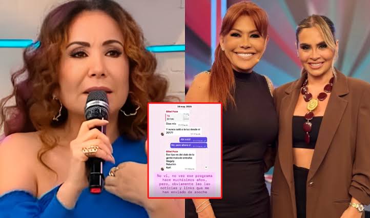 Janet barboza expone chats con Ethel Pozo con fuertes comentarios sobre  Magaly Medina: "Gente mala entraña" | PulsoPerú