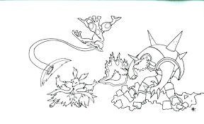 The majority of these pokémon also have mega evolutions, and while salamence may not be the most notable of the bunch before, after mega evolving it might just be the best of the lot. Coloriage Pokemon Lucario Mega Evolution