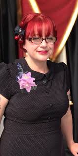 Lilac Daffodil Corsage: Vintage Inspired Flower Clip, Blue Velvet