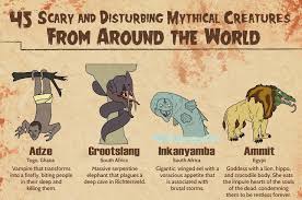 Check spelling or type a new query. 45 Scary And Disturbing Mythical Creatures From Around The World Infographic