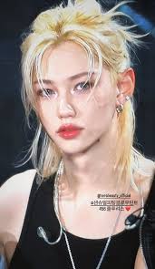 He looks so androgynous. He's like if a man and a woman had a baby