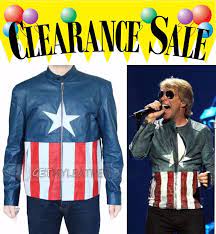 Captain America Jon Jacket Getmyleather Com Jackets Jon Bon Jovi Bon Jovi