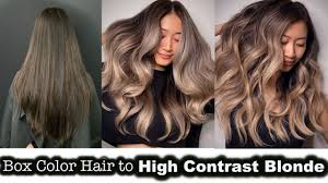 Box Color Hair To High Contrast Blonde In 2020 Guy Tang Hair Hair Hair Color