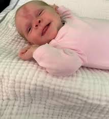 Girlfriend passed her hearing screen! Her lil smiley face is just too much  for my heart ❤️😊 She'll be 10 weeks old tomorrow 🥹