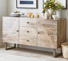 The mesh lamp works on the left side of the buffet. Planked 50 Sideboard Buffet Pottery Barn