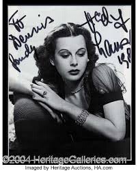At 17 years old, hedy starred in her first film, a german project called geld auf der strase. Hedy Lamarr Signed Matted Display Autographs Lot 257 Heritage Auctions