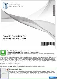 Graphic Organizer For Sensory Details Chart Pdf Free Download