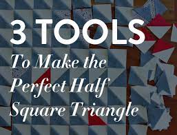 3 Tools to Make the Perfect Half Square Triangle - Suzy Quilts