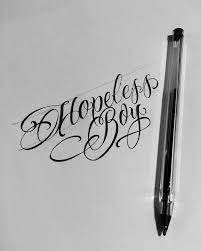 Schnorkeln Beim Lettering Tattoo Word Fonts Tattoo Lettering Word Tattoos