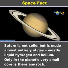Its atmosphere is composed of gasses mainly hydrogen and helium. Saturn Is The Second Largest Planet In Our Solar System What Is It Made Of Spacefact Pinit Space Facts Planets Saturn