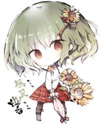 touhou project yuuka kazami artwork by kotatu akaki01aoki00 anime anime chibi anime images