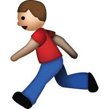 Man Running Emoji Emoticone Png Grand Format