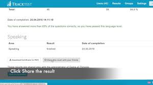 A new tab will open which will display your certificate: English Proficiency Test Online Blog How To Add A Certificate To Your Linkedin Profile