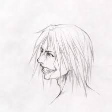 Evil Smile By Tobiee On Deviantart Sketch the suitable lines for the spiky hair drawing. evil smile by tobiee on deviantart