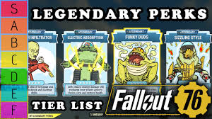 Create A Legendary Perks Fallout 76 Tier List - Tiermaker