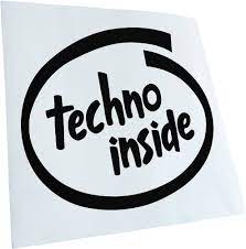 Techno sticker