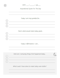 Adapted Five Minute Journal Template Pdf Daily Journal Prompts Mindfulness Journal Journal Template
