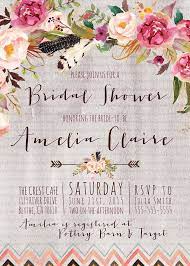 Boho Bridal Shower Invitation Rustic Tribal Aztec Floral Bohemian Bridal Shower I Bohemian Bridal Shower Boho Bridal Shower Invitations Boho Bridal Shower
