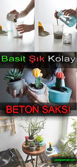 2020 şubat ayı geçerli olmak üzere 6 adet saksıyı betonu, boyası ve verniği ile herşey dahil sadece 8.5 tl'ye malettim. Basit Sik Kolay Beton Saksi Yapimi Yesil Parmak
