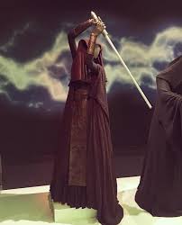 Several hilt styles & blade colors available for customization starting @ $54.99 Star Wars Exhibition On Twitter Luminara Unduli Jedi Robe Costume Starwars Https T Co Joebygjogh